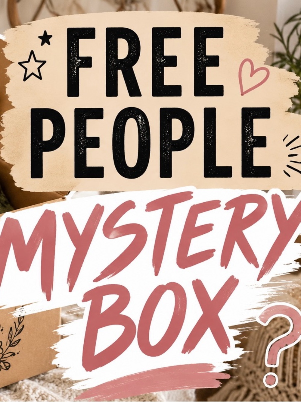 Free People Party Mystery Box- 10 Items XS